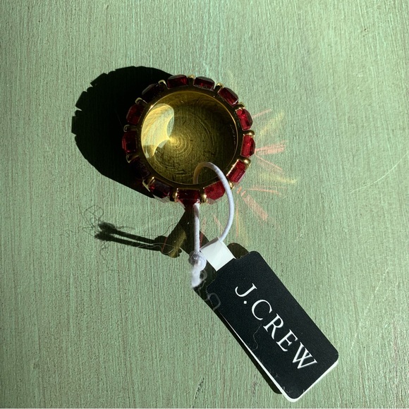 Beautiful J. Crew Faceted Crystal band size 6 NEW - Picture 7 of 7